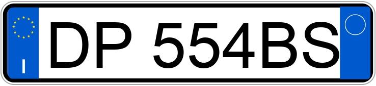 Numer rejestracyjny DP554BS posiada FORD Fiesta 5a serie