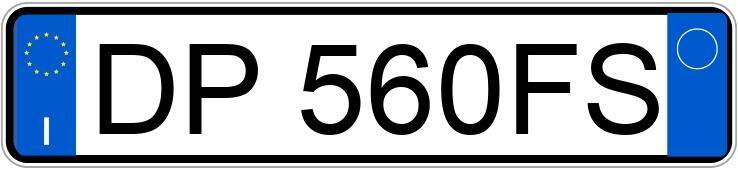 Numer rejestracyjny DP560FS posiada SAAB 9-3 2a serie