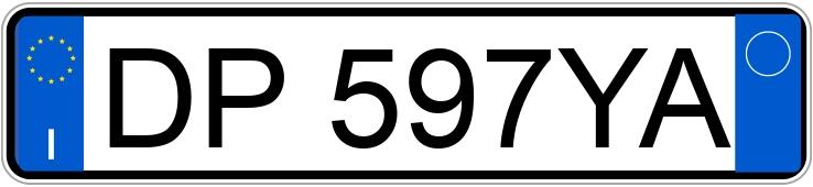 Numer rejestracyjny DP597YA posiada MERCEDES Classe C