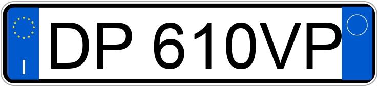 Numer rejestracyjny DP610VP posiada FIAT 500 Numer rejestracyjny DP610VP posiada FIAT 500