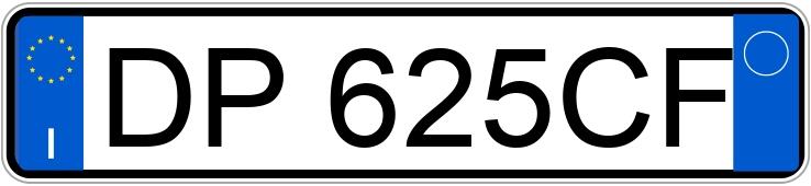 Numer rejestracyjny DP625CF posiada FIAT Panda 2a serie Numer rejestracyjny DP625CF posiada FIAT Panda 2a serie