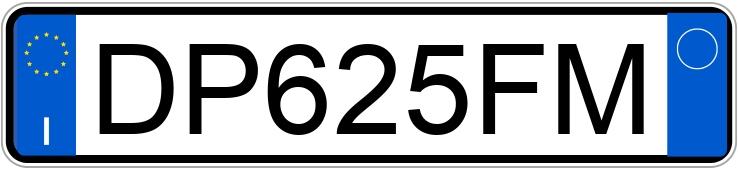 Numer rejestracyjny DP625FM posiada LANCIA Ypsilon 2a serie