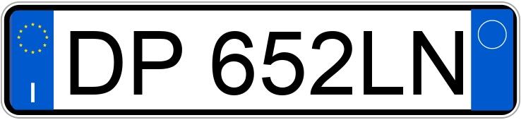 Numer rejestracyjny DP652LN posiada AUDI A3 2a serie