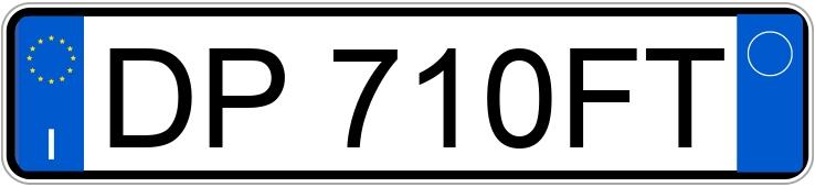 Numer rejestracyjny DP710FT posiada FIAT Panda 2a serie Numer rejestracyjny DP710FT posiada FIAT Panda 2a serie