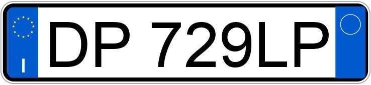 Numer rejestracyjny DP729LP posiada LANCIA Musa 2a serie