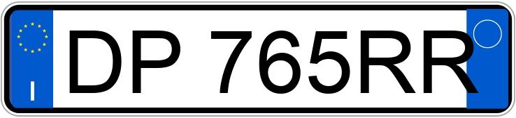 Numer rejestracyjny DP765RR posiada AUDI A3 2a serie