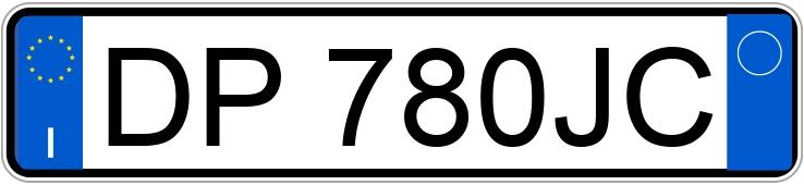 Numer rejestracyjny DP780JC posiada MERCEDES Classe C