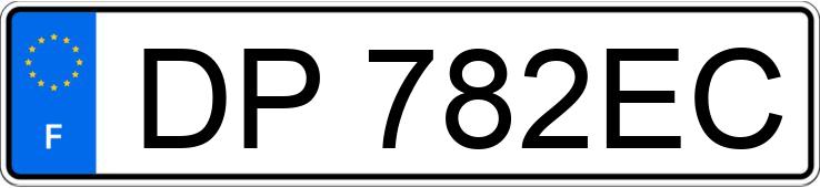 Numer rejestracyjny DP782EC posiada CITROEN DS4