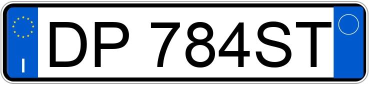 Numer rejestracyjny DP784ST posiada FIAT Bravo 2a serie