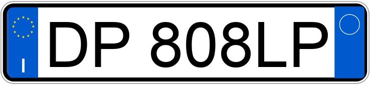 Numer rejestracyjny DP808LP posiada FIAT Punto 3a serie