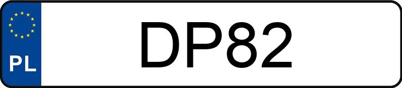 Numer rejestracyjny DP 82 posiada MERCEDES-BENZ SL 500 - DP82