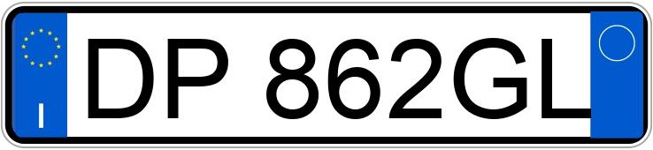 Numer rejestracyjny DP862GL posiada LANCIA Ypsilon 2a serie