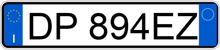 Numer rejestracyjny DP894EZ posiada MERCEDES Classe SL