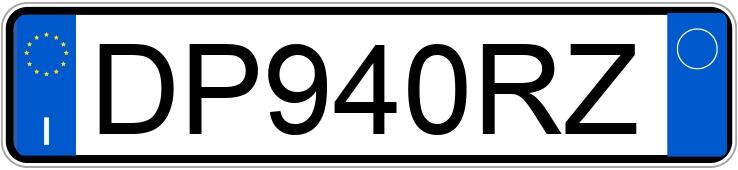 Numer rejestracyjny DP940RZ posiada FIAT Grande Punto Numer rejestracyjny DP940RZ posiada FIAT Grande Punto