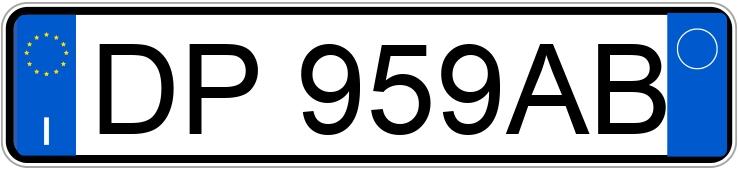 Numer rejestracyjny DP959AB posiada FIAT Grande Punto