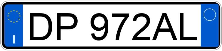 Numer rejestracyjny DP972AL posiada FIAT 500