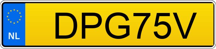 Numer rejestracyjny DPG75V posiada PEUGEOT SPEEDFIGHT