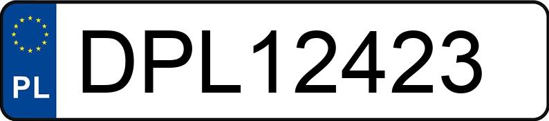 Numer rejestracyjny DPL 12423 posiada VOLKSWAGEN Passat GP 2.0 MR`00 E3 Trendline 4MOTION - DPL12423