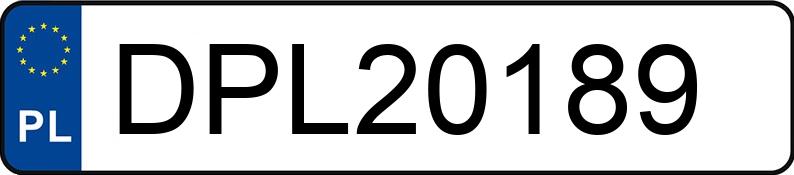 Numer rejestracyjny DPL 20189 posiada OPEL ZAFIRA - DPL20189 Numer rejestracyjny DPL 20189 posiada OPEL ZAFIRA - DPL20189
