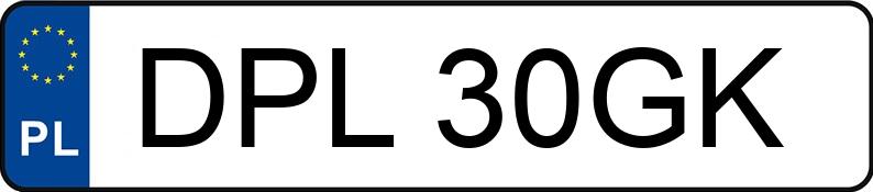 Numer rejestracyjny DPL 30GK posiada AUDI 80 - DPL30GK