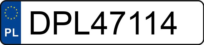 Numer rejestracyjny DPL 47114 posiada VOLKSWAGEN PASSAT - DPL47114