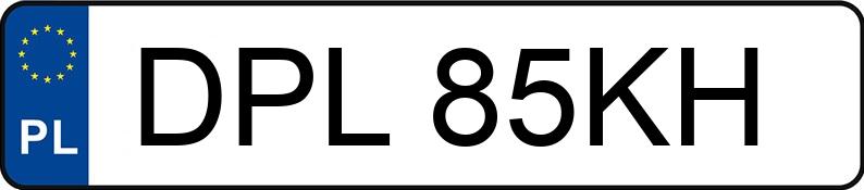 Numer rejestracyjny DPL 85KH posiada RENAULT KANGOO - DPL85KH