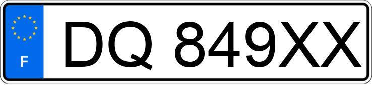 Numer rejestracyjny DQ849XX posiada VOLKSWAGEN GOLF V