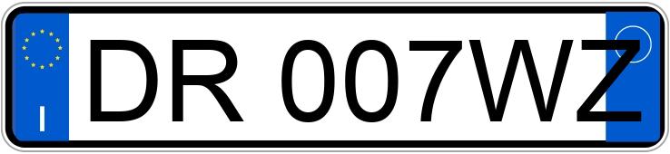 Numer rejestracyjny DR007WZ posiada FORD Fiesta 5a serie Numer rejestracyjny DR007WZ posiada FORD Fiesta 5a serie