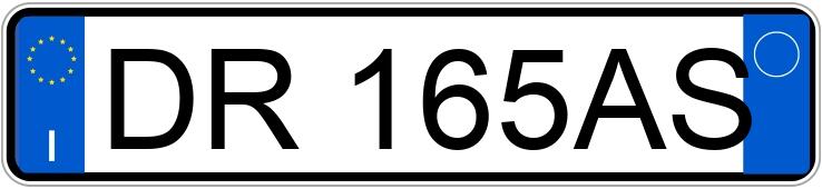 Numer rejestracyjny DR165AS posiada FIAT PANDA