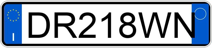 Numer rejestracyjny DR218WN posiada CHRYSLER Voy.-G.Voyager 3a s