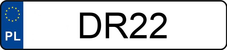 Numer rejestracyjny DR 22 posiada MERCEDES-BENZ S 500 Kat. MR`02 E3 220 S 500 Kat. MR`02 E3 220 - DR22