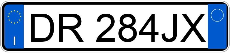 Numer rejestracyjny DR284JX posiada FIAT Panda 2a serie