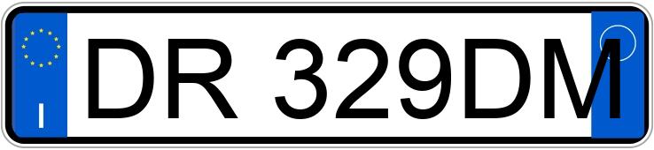 Numer rejestracyjny DR329DM posiada FIAT Panda 2a serie