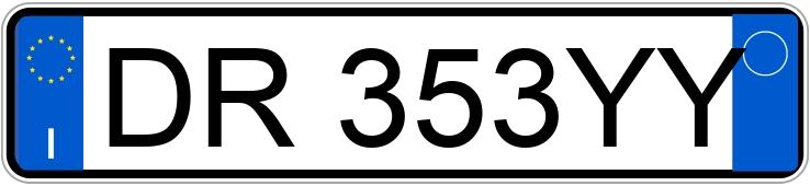 Numer rejestracyjny DR353YY posiada VOLKSWAGEN Touran Numer rejestracyjny DR353YY posiada VOLKSWAGEN Touran