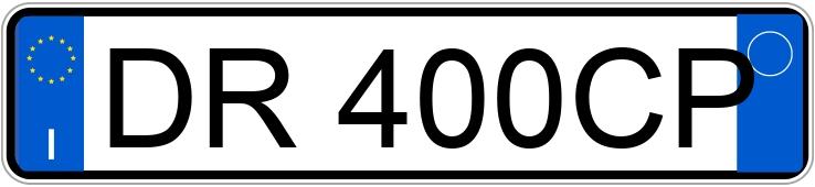Numer rejestracyjny DR400CP posiada FIAT Panda 2a serie Numer rejestracyjny DR400CP posiada FIAT Panda 2a serie
