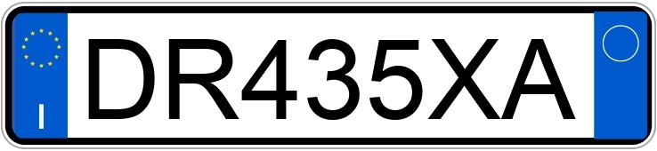 Numer rejestracyjny DR435XA posiada FIAT Panda 2a serie Numer rejestracyjny DR435XA posiada FIAT Panda 2a serie
