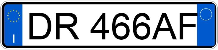 Numer rejestracyjny DR466AF posiada ALFA ROMEO GT