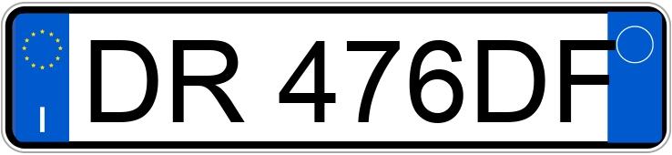 Numer rejestracyjny DR476DF posiada FIAT Bravo 2a serie