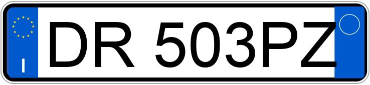 Numer rejestracyjny DR503PZ posiada FIAT Grande Punto Numer rejestracyjny DR503PZ posiada FIAT Grande Punto