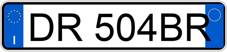 Numer rejestracyjny DR504BR posiada VOLVO V70