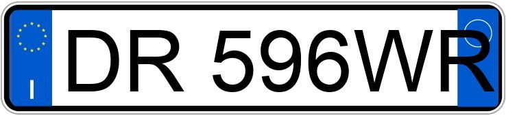 Numer rejestracyjny DR596WR posiada FIAT Panda 2a serie