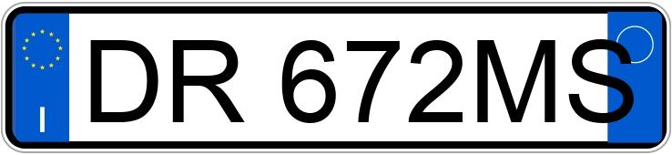 Numer rejestracyjny DR672MS posiada FIAT Croma