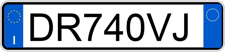 Numer rejestracyjny DR740VJ posiada PEUGEOT 308 1a serie