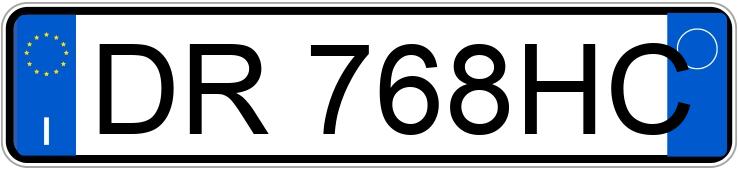 Numer rejestracyjny DR768HC posiada FIAT 600