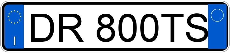 Numer rejestracyjny DR800TS posiada FIAT Bravo 2a serie