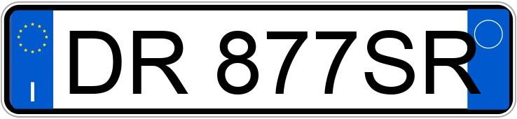 Numer rejestracyjny DR877SR posiada TOYOTA Yaris 2a serie