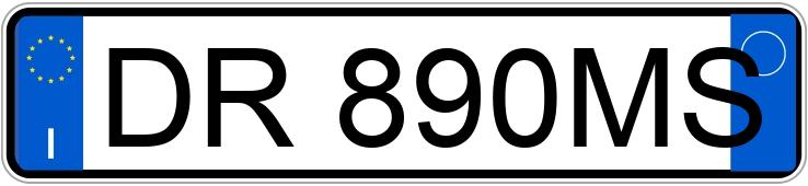 Numer rejestracyjny DR890MS posiada ALFA ROMEO 159