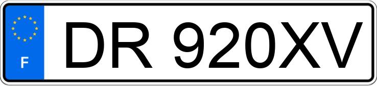 Numer rejestracyjny DR920XV posiada FIAT 500 Numer rejestracyjny DR920XV posiada FIAT 500