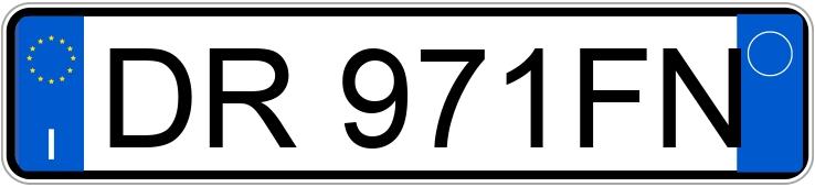 Numer rejestracyjny DR971FN posiada ALFA ROMEO MiTo