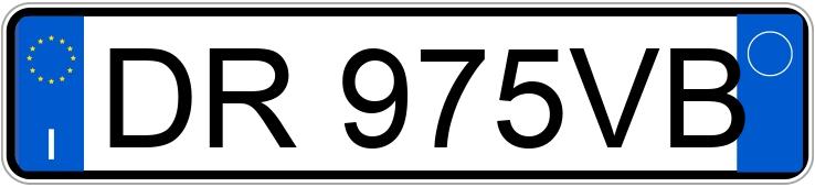 Numer rejestracyjny DR975VB posiada FIAT Grande Punto